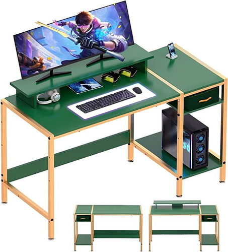 Minosys Computer Desk - 47 Gaming Desk, Home Office Desk.