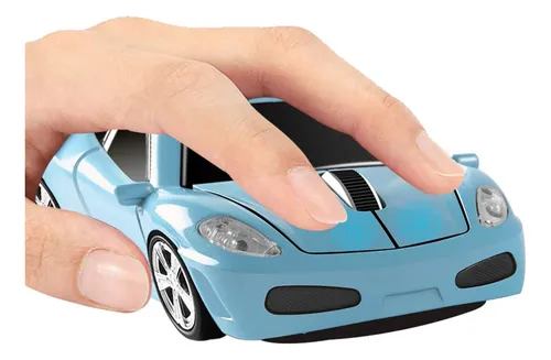 Elec Space Raton Inalambrico De 2.4 Ghz Con Forma De Coche D