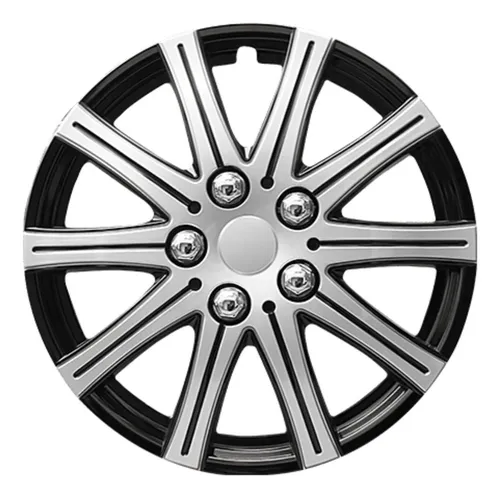 comprar Tapas De Aros Safari V124-sb-14 14 Pulgadas  Silver\u002Fnegro