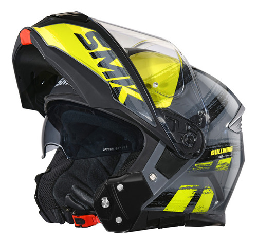 Casco Moto Rebatible Smk Gullwing Tourleader Doble Visor