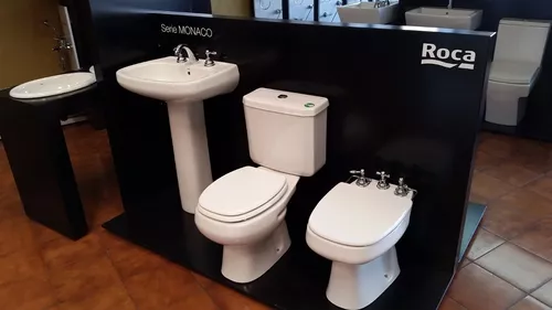 Combo Inodoro Con Mochila Bidet Roca Monaco Baño Envio Grati