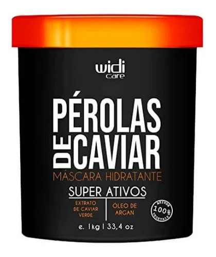 Máscara Hidratante Pérola De Caviar 1kg - Widi Care