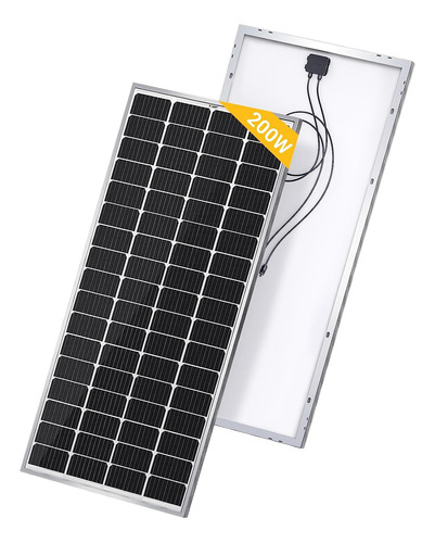 9bb Cell - Panel Solar Mono De 200 Vatios, Módulo De Alta Ef