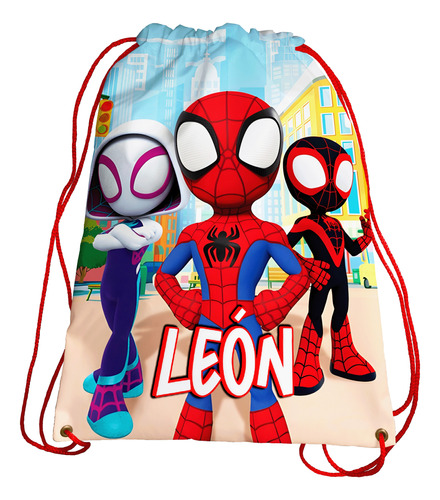 60 Morralitos Spidey Personalizados Recuerdos, Fiestas !!!