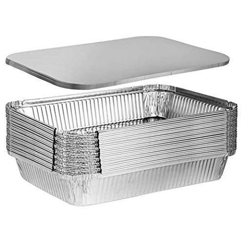 Disposable 4 Lb Aluminum Takeout Tin Foil Oblong Baking...