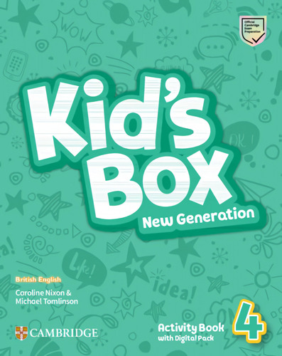  Kid's Box New Generation Level 4 Activity Book With Digital