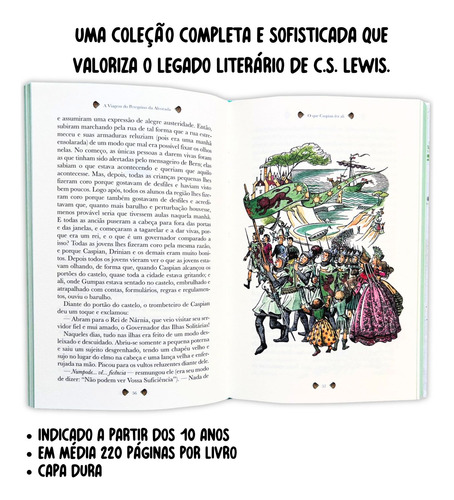 Box - As Crônicas De Nárnia Edição De Luxo, C.s. Lewis, Editora Harpercollins