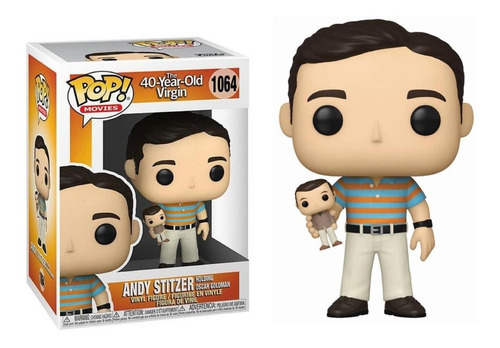 Funko Pop 40 Year Old Virgin Andy Holding Oscar 1064