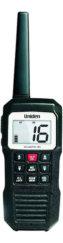 Radio VHF portátil náutica marinada Uniden Atlantis 155