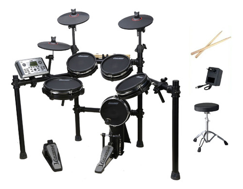 Carlsbro Bateria Electrónica Mesh Csd400 Completa Accesorios