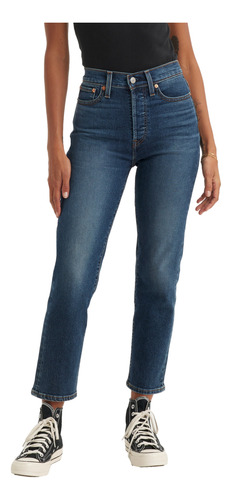 Jeans Mujer Wedgie Straight Azul Levis 34964-0207