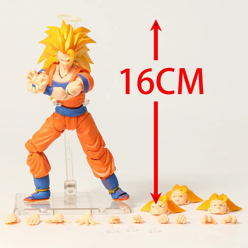 Figura De Acción De Dragon Ball Z Shf Super Saiyan 3 De Son