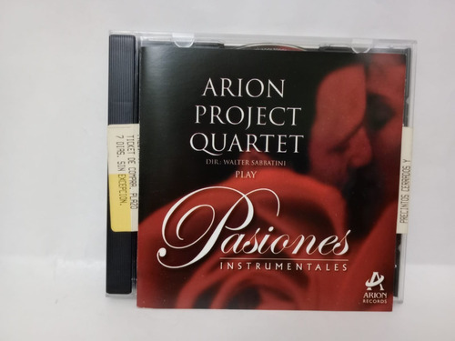 Arion Project Quartet- Pasiones Instrumentales- Cd, Acop