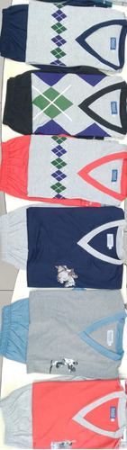 Imagen 2 de 7 de Pijama Hombre Jersey Con Estampa 100% Algodon