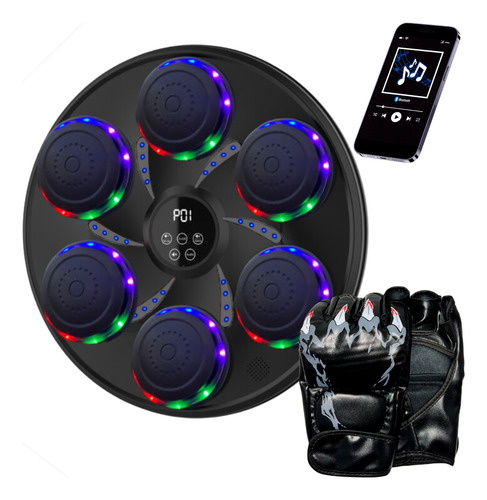 Máquina De Boxe Musical Bluetooth Recarregável Com Cabo