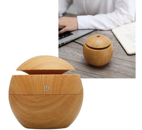Humidificador Mini Umidificador Umidificador de Ar Mini umidificador con voltaje de 220V marrón claro