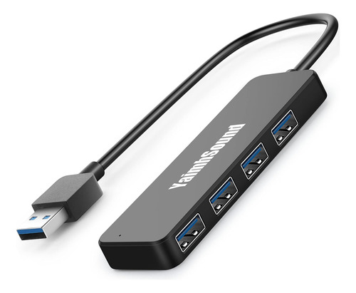 Yaimhsound Hub Usb 3.0 De 4 Puertos, Divisor Usb Para Laptop