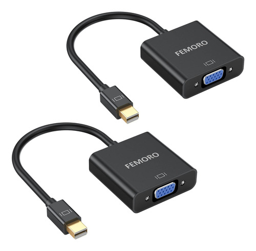 Femoro Adaptador Mini Displayport A Vga, Paquete De 2 Unida.