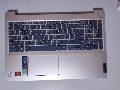 Carcasa Base Lenovo 3 15iml05 Am1jv000 Con Teclado Y Tapa Beige (Usado)