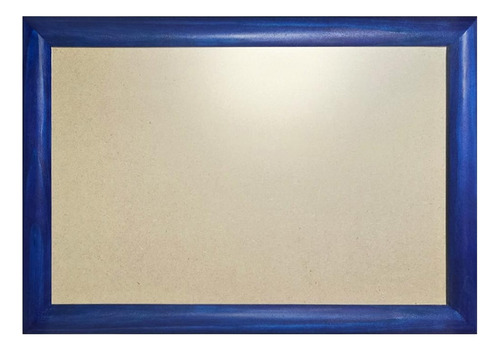 Marco De Madera 50x70cm Variedad De Espesor Todo Incluido Azul Media Caña 3.0cm