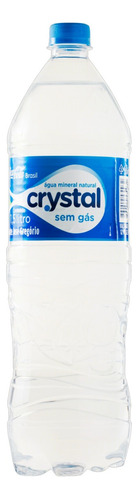 Água Mineral Natural sem Gás Crystal Garrafa 1,5l