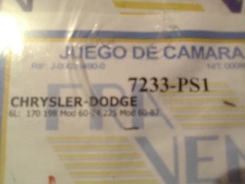 Empacadura De Cámara 7233-ps1/ Chrysler Dodge 6l 170-198