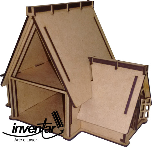 Imagem 8 de 10 de Casa Celeiro Fazenda Em Mdf 3 Mm Sem Pintura.