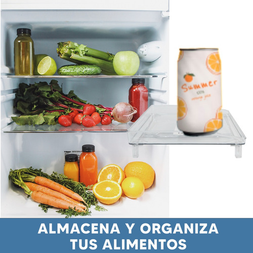 Pack 5 Estantes Elevado Transparente Almacenamiento Alimento