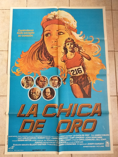 Poster Afiche Cine - La Chica De Oro *