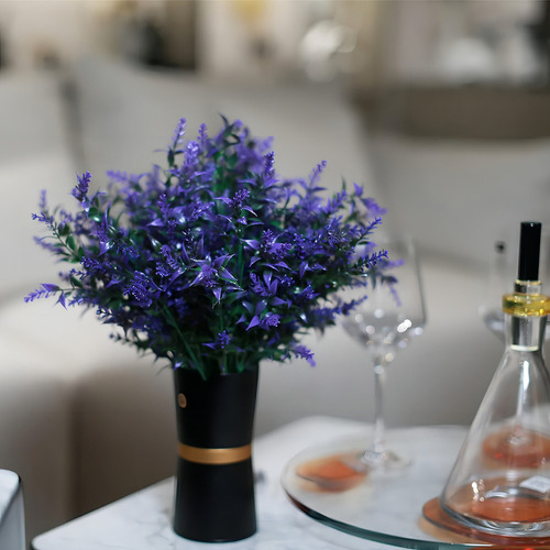10 Pacotes De Flores Artificiais De Lavanda, Para Decoração