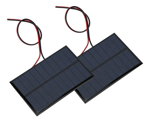 2pcs Mini Módulo De Panel Solar Cargador Systerm Batería Dc