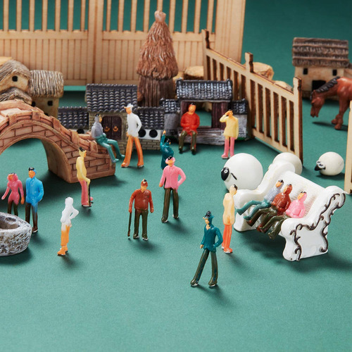 Figuras Gejoy Para 200 Personas, Maqueta De Trenes A Escala