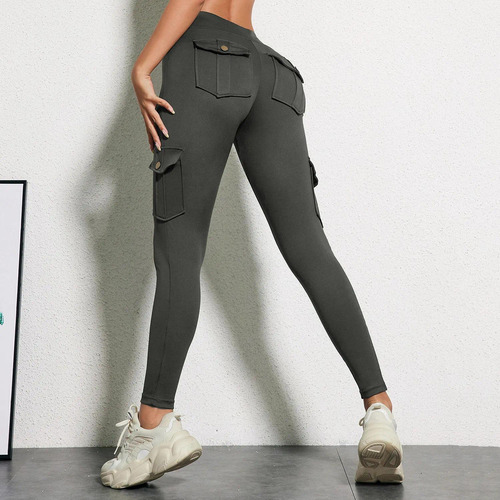 Leggins Deportivos Ajustados Y Elásticos De Cintura Alta