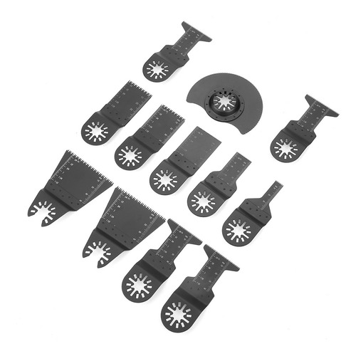Imagem 3 de 7 de Multitool Power Bit 12 Peças Lâmina Multiferramenta Padrão O