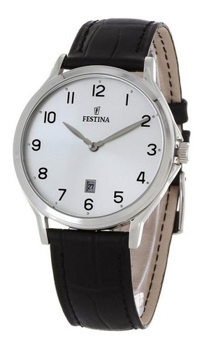 Reloj Hombre Festina Clasico Cuero F16745.1 Gtía. Oficial