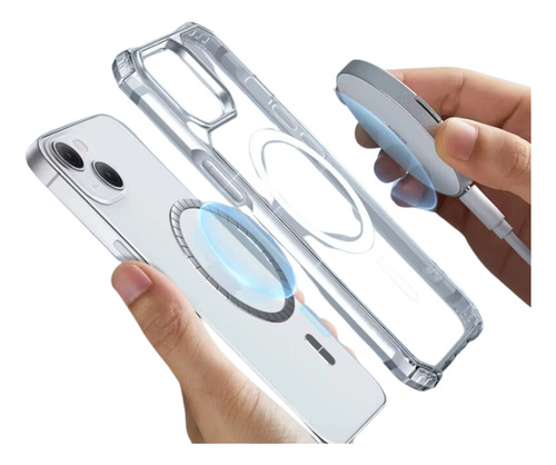 Kit Capa Magsafe Para iPhone 16 + Película Tela + P. Camera