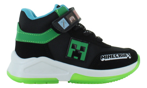 Minecraft Tenis Botita Sport Moda Casual Confort Niño 89066