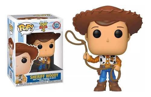 Funko Pop 522 Woody Sheriff Toy Story 4 Playking