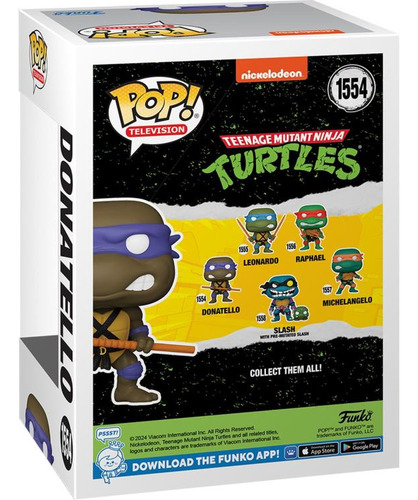 Funko Pop! Teenage Mutant Ninja Turtles Donatello #1554