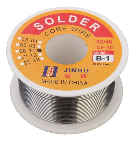 Estaño Tipo Fideo Profesional Para Soldador 63% 1mm 90g