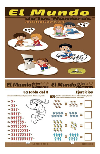Cartilla Sopena El Mundo Dlos Números Multiplica 25 Unidades