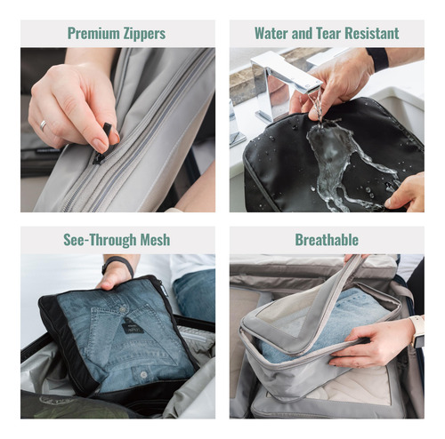 Cubos De Embalagem De Compressão Aerotrunk Para Viagens (pac