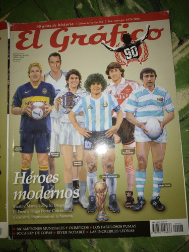 El Grafico 90 Años De Historia - Libronº 1, 2 Y 3 - Glorias 