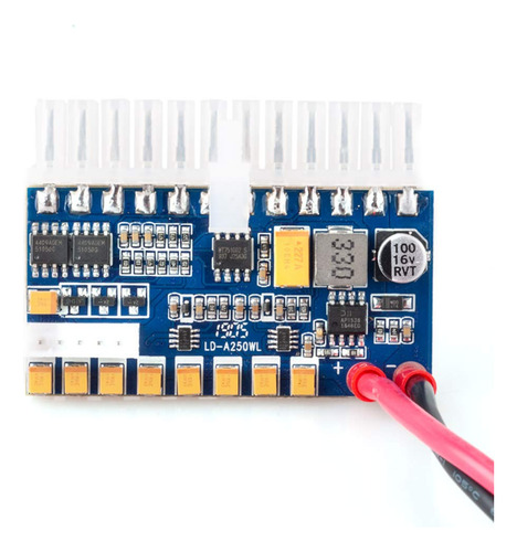 Rgeek 24pin Dc Atx Psu 12v Dc Input 250w Peak Output Switch