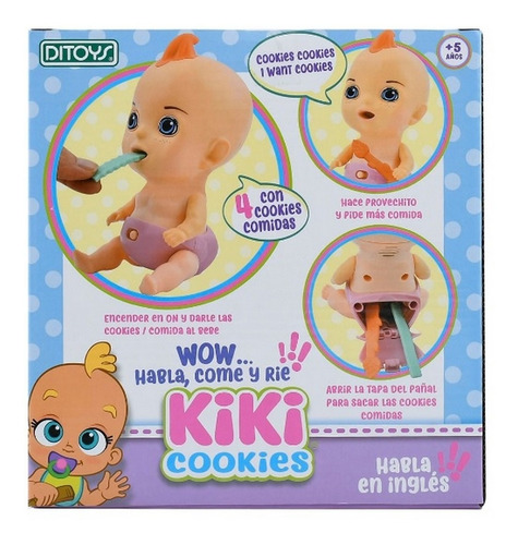 Bebote Kiki Cookies Habla Come Y Rie Incluye Galletas Ditoys