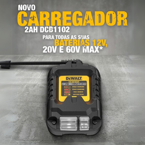Kit Bateria 4ah + Carregador Dcb1102-br Dewalt 20v Dcb204-b3