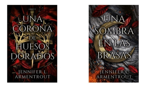 Corona Huesos + Sombra Brasas - Armentrout - Puck - 2 Libros