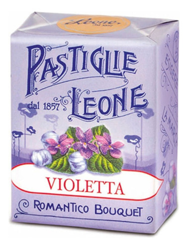 Pastilha Italiana De Violeta Vegana Leone 30g Unidade