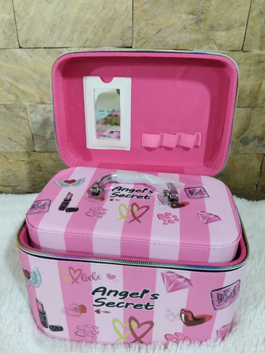 Porta Cosméticos Organizador De Maquillaje 3 Piezas Maleta