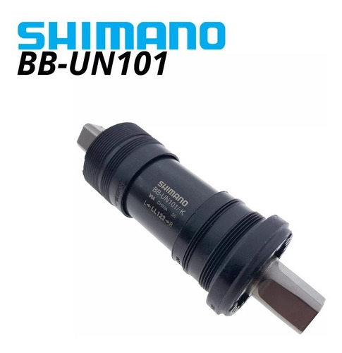 Imagen 2 de 6 de Caja Pedalera De Bicicleta Shimano Bb- Un101 Eje Cuadrado